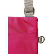 Roka Chelsea Sustainable Nylon Pocket Sling Bag - Sparkling Cosmo Pink