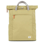 Roka Finchley A Large Recycled Canvas Backpack - Khaki Green