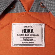 Roka Finchley A Large Sustainable Canvas Backpack - Atomic Orange