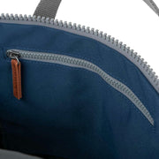 Roka Finchley A Large Sustainable Canvas Backpack - Deep Blue