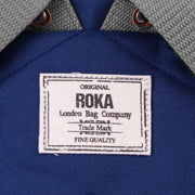 Roka Finchley A Large Sustainable Canvas Backpack - Mineral Blue