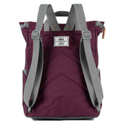 Roka Finchley A Large Sustainable Canvas Backpack - Sienna Burgundy