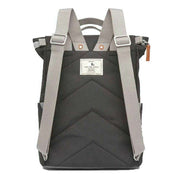 Roka Finchley A Medium Sustainable Canvas Backpack - Ash Grey