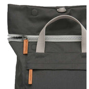 Roka Finchley A Medium Sustainable Canvas Backpack - Ash Grey