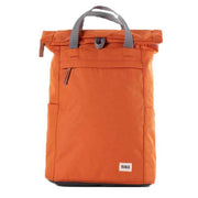 Roka Finchley A Medium Sustainable Canvas Backpack - Atomic Orange