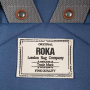 Roka Finchley A Medium Sustainable Canvas Backpack - Burnt Blue