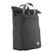 Roka Finchley A Medium Sustainable Canvas Backpack - Carbon Grey