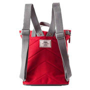 Roka Finchley A Medium Sustainable Canvas Backpack - Mars Red