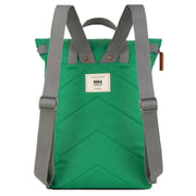 Roka Finchley A Medium Sustainable Canvas Backpack - Mountain Green