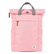 Roka Finchley A Medium Sustainable Canvas Backpack - Rose Pink