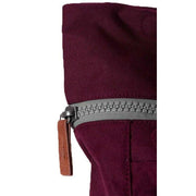 Roka Finchley A Medium Sustainable Canvas Backpack - Sienna Burgundy