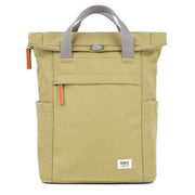 Roka Finchley A Small Recycled Canvas Backpack - Khaki Green