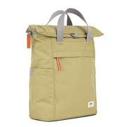 Roka Finchley A Small Recycled Canvas Backpack - Khaki Green