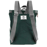 Roka Finchley A Small Sustainable Canvas Backpack - Forest Green