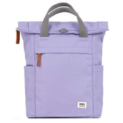 Roka Finchley A Small Sustainable Canvas Backpack - Lavender