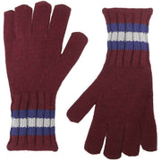 Roka Hampstead Gloves - Plum Burgundy/Dark Blue