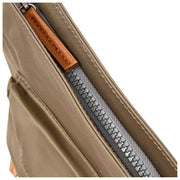 Roka Kennington B Medium Recycled Nylon Crossbody Bag - Army Brown
