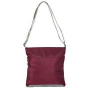 Roka Kennington B Medium Sustainable Nylon Cross Body Bag - Plum Purple