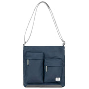 Roka Kennington M Medium Recycled Nylon Crossbody Bag - Midnight Navy