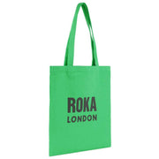 Roka Notting Hill Small Tote Bag - Amazon Green/Black