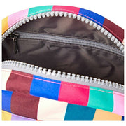Roka Paddington B Recycled Canvas Crossbody Bag - Wide Stripe Multi-colour
