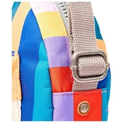 Roka Paddington B Recycled Canvas Crossbody Bag - Wide Stripe Multi-colour