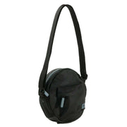 Roka Paddington B Small All Black Recycled Nylon Crossbody Bag - Black/Airforce Grey
