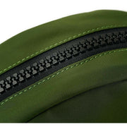 Roka Paddington B Small Creative Waste Two Tone Recycled Nylon Crossbody Bag - Black/Avocado Green