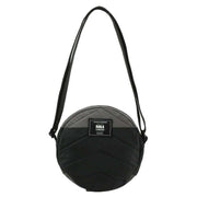 Roka Paddington B Small Creative Waste Two Tone Recycled Nylon Crossbody Bag - Black/Graphite Grey