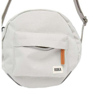 Roka Paddington B Small Sustainable Canvas Cross Body Bag - Mist Grey