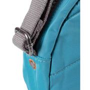 Roka Paddington B Small Sustainable Nylon Crossbody Bag - Petrol Blue