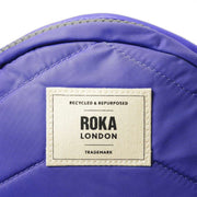 Roka Paddington B Small Sustainable Nylon Crossbody Bag - Simple Purple