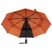 Roka Waterloo Recycled Nylon Umbrella - Burnt Orange/Black