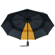 Roka Waterloo Recycled Nylon Umbrella - Midnight Blue/Corn Yellow