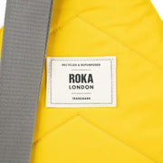 Roka Willesden B Extra Large Recycled Nylon Scooter Bag - Mustard Yellow