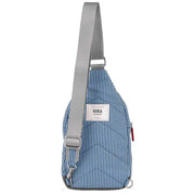 Roka Willesden B Large Hickory with Red Recycled Canvas Scooter Bag - Red/Blue/White