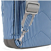 Roka Willesden B Large Hickory with Red Recycled Canvas Scooter Bag - Red/Blue/White