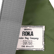 Roka Willesden B Sustainable Nylon Scooter Bag - Avocado Green