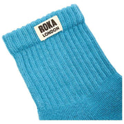 Roka Windsor Solid Crew Socks  - Adriatic Blue