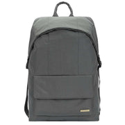 Smith and Canova Flapover Nylon Backpack - Dark Grey