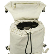Smith and Canova Flapover Nylon Backpack - Stone Biege