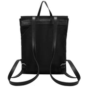 Smith and Canova Nylon Flapover Backpack - Black
