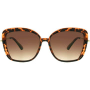 Sofia Vergara Celia Glam Square Sunglasses - Amber Brown Tort