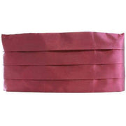 Sophos Plain Satin Cummerbund - Wine