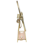 Stackers Dressing Table Mirror and Jewellery Stand - Blush/Gold