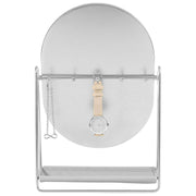 Stackers Dressing Table Mirror and Jewellery Stand - Pebble Grey