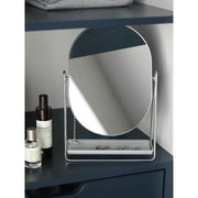 Stackers Dressing Table Mirror and Jewellery Stand - Pebble Grey