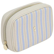 Stackers Expanding Travel Jewellery Case - Oatmeal/Blue