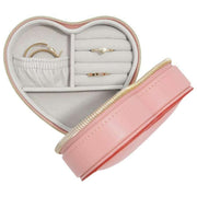 Stackers Heart Travel Jewellery Box - Pink