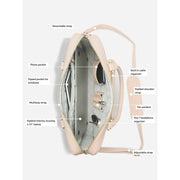Stackers Laptop Bag - Blush/Gold